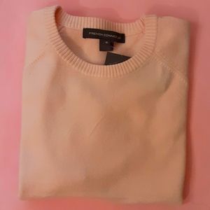 NWT French Connection XL Pink Crew Neck Sweater